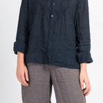 Julie - Linen S10 - White Linen Tops CP Shades ink
