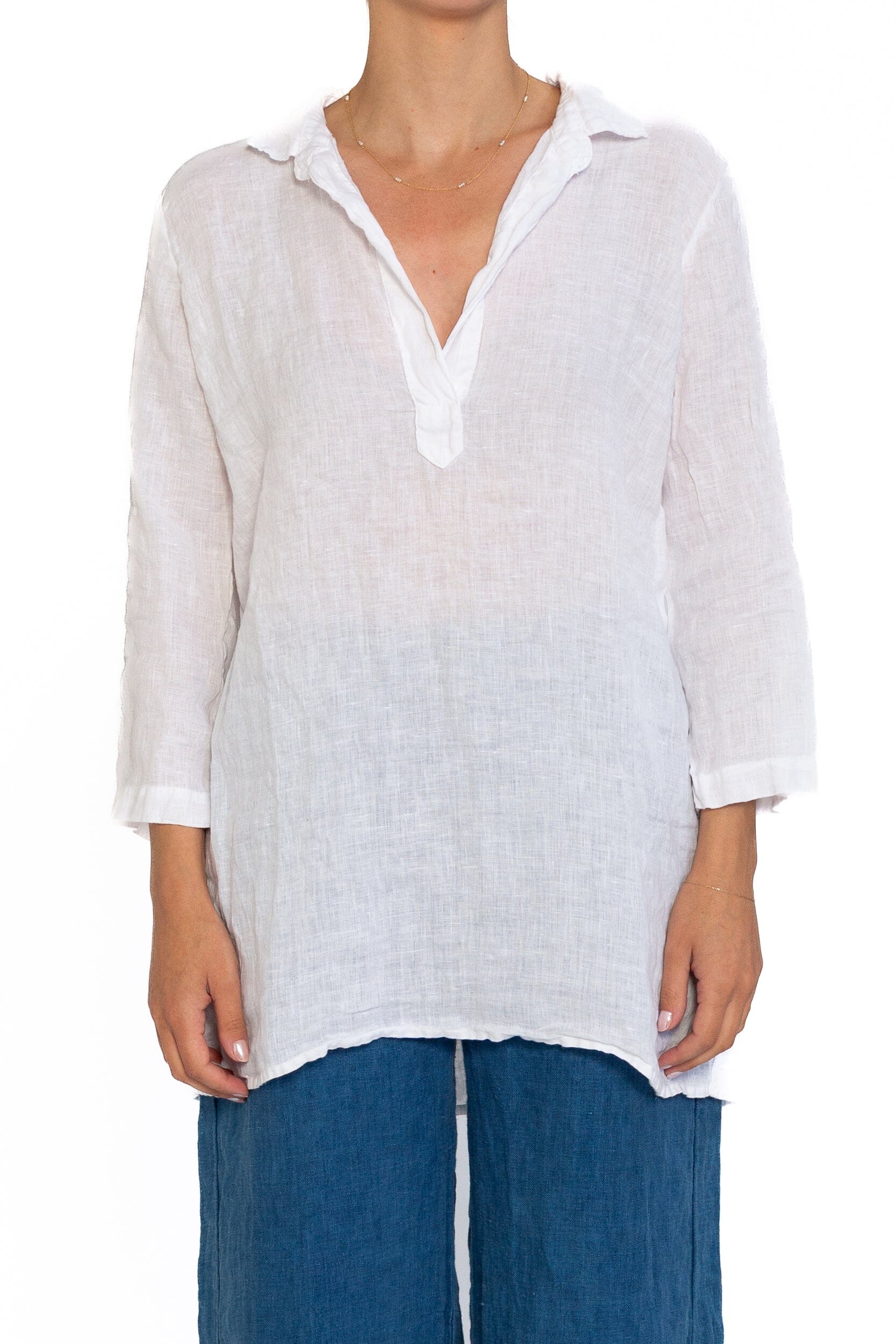 Kendall - Linen S10 - White Linen Tops CP Shades white