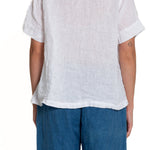 Leni - Linen S10 - White Linen Tops CP Shades 