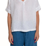 Leni - Linen S10 - White Linen Tops CP Shades 
