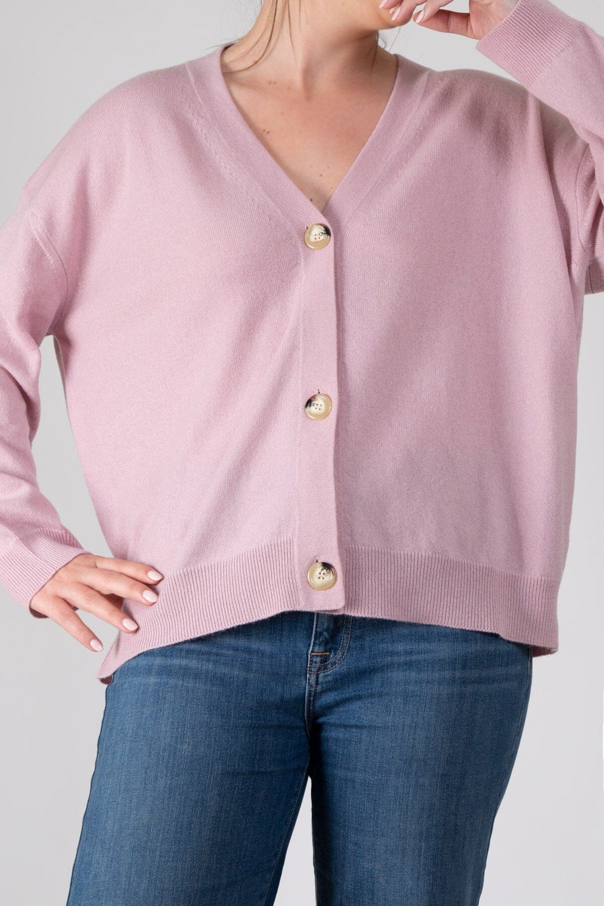 Lightweight Cardigan Sweater S30 - Spring Cashmere CP Shades 