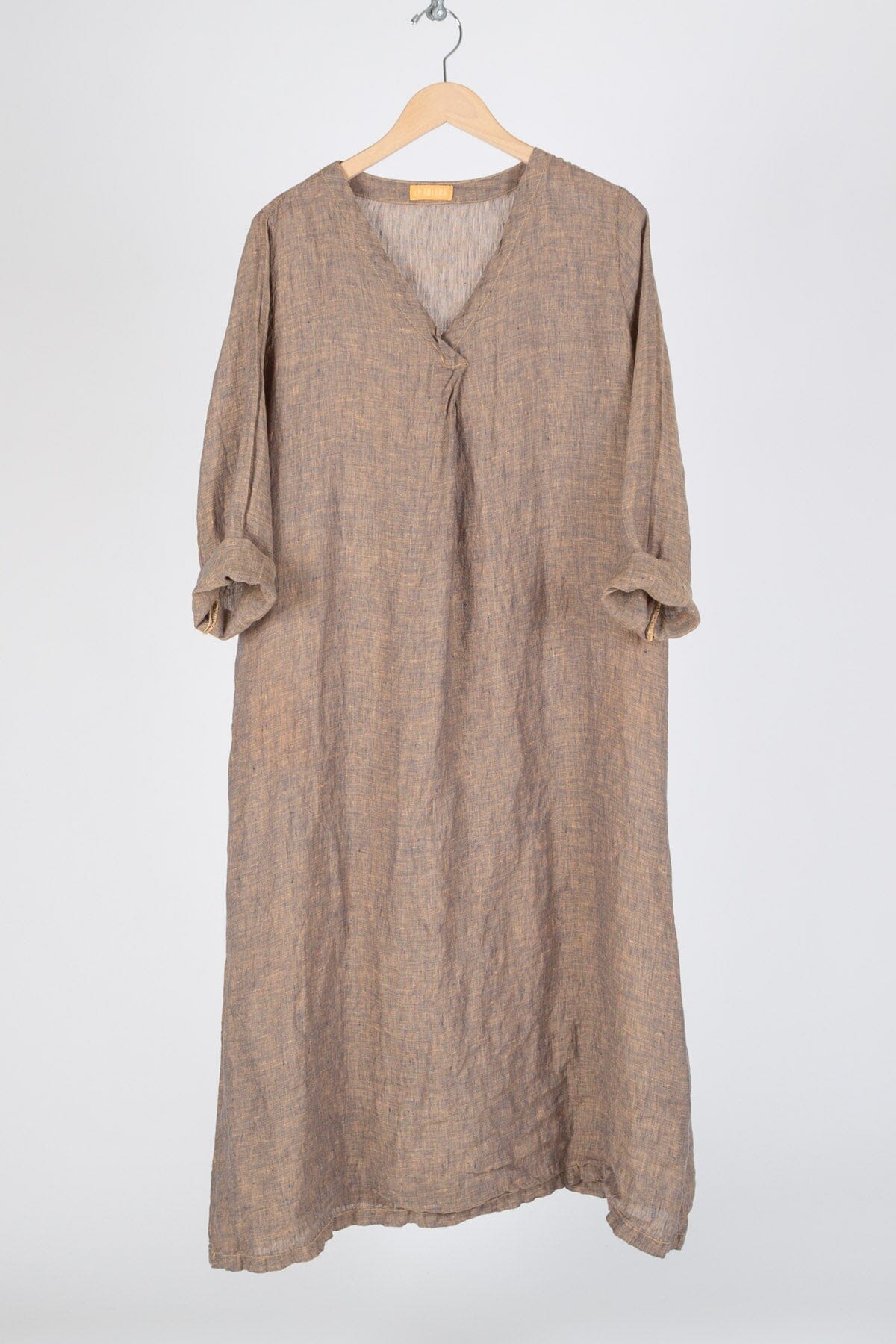 Mallory - Iridescent Linen Sale S90 - Iridescent Sale Dresses/Skirts CP Shades satsuma 162