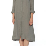 Maxi - Linen S50 - Linen Dresses CP Shades pebble