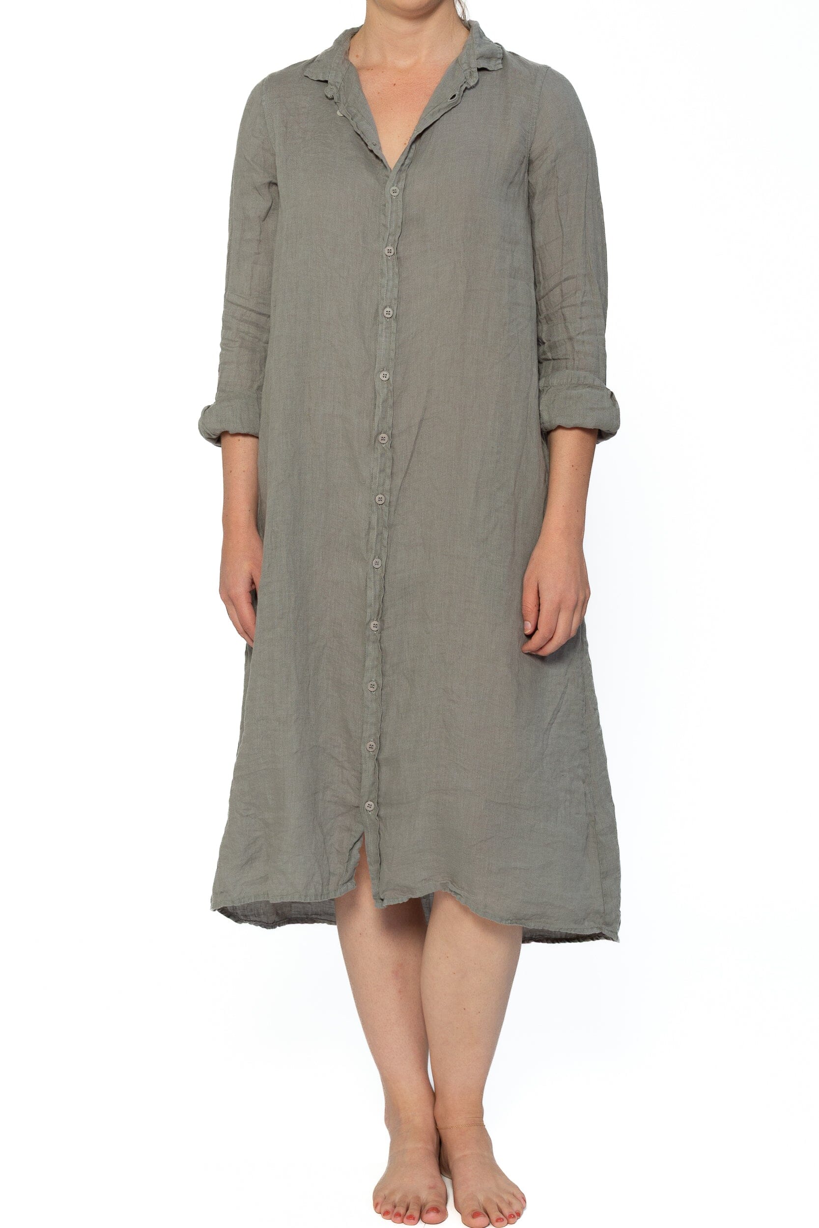 Maxi - Linen S50 - Linen Dresses CP Shades pebble