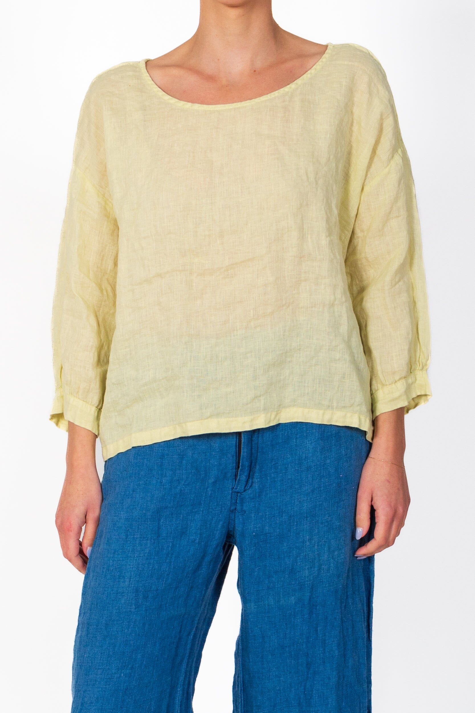 Mena - Linen S10 - Linen Tops CP Shades pear