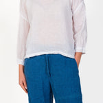 Mena - Linen S10 - Linen Tops CP Shades white