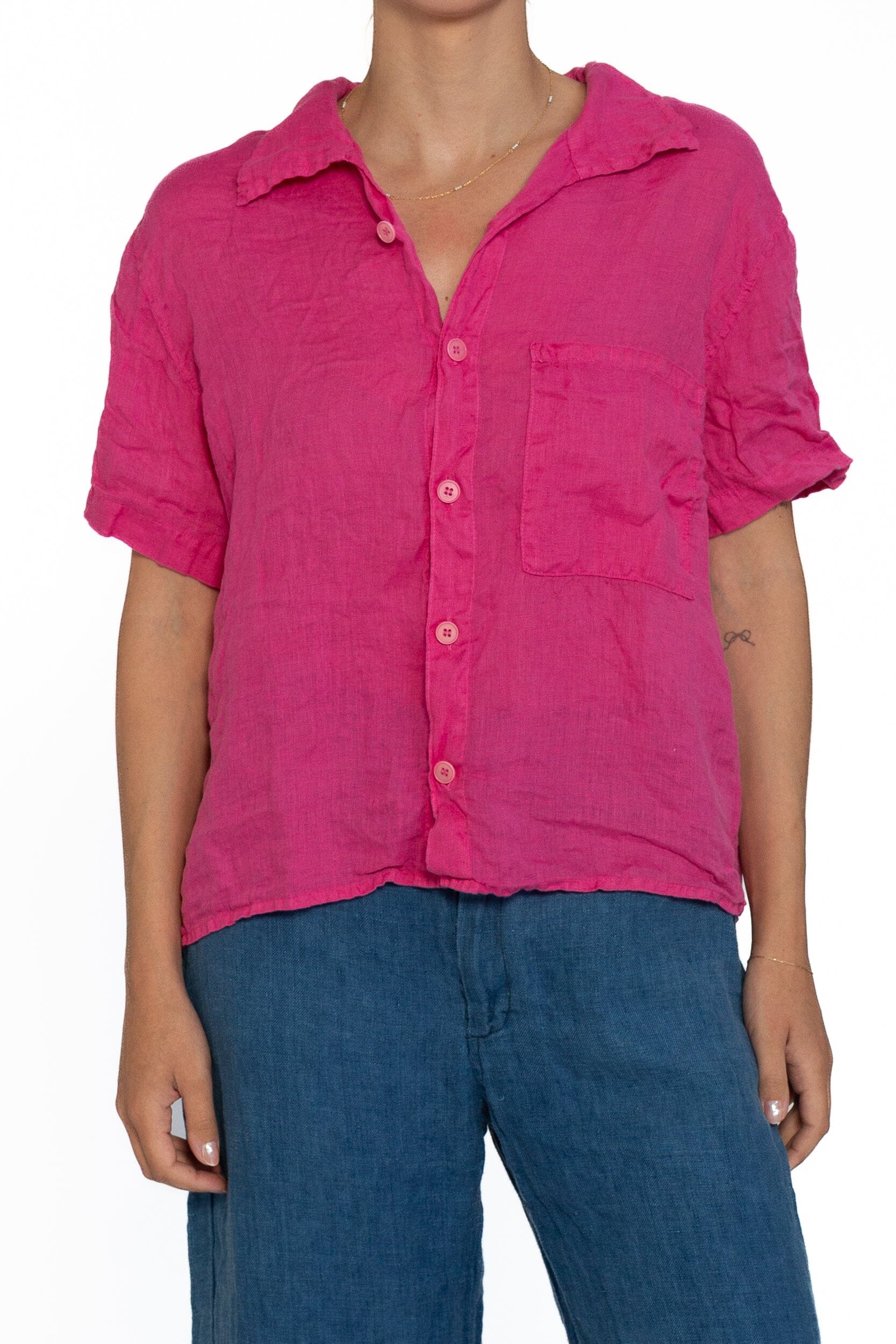 Nic - Linen S10 - Linen Tops CP Shades bougainvillea