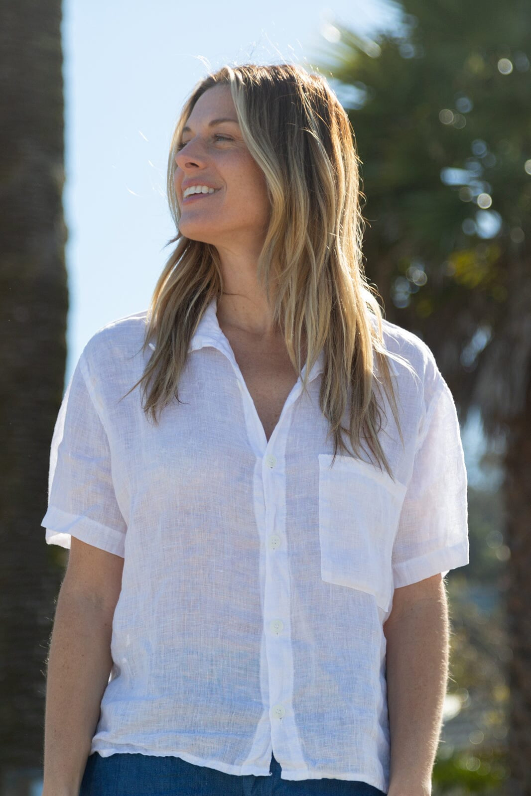 Nic - Linen S10 - White Linen Tops CP Shades 
