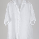 Nico - Linen S10 - Linen Shirt/Top/Tunic CP Shades white