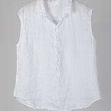 Patti - Linen S10 - Linen Shirt/Top/Tunic CP Shades white