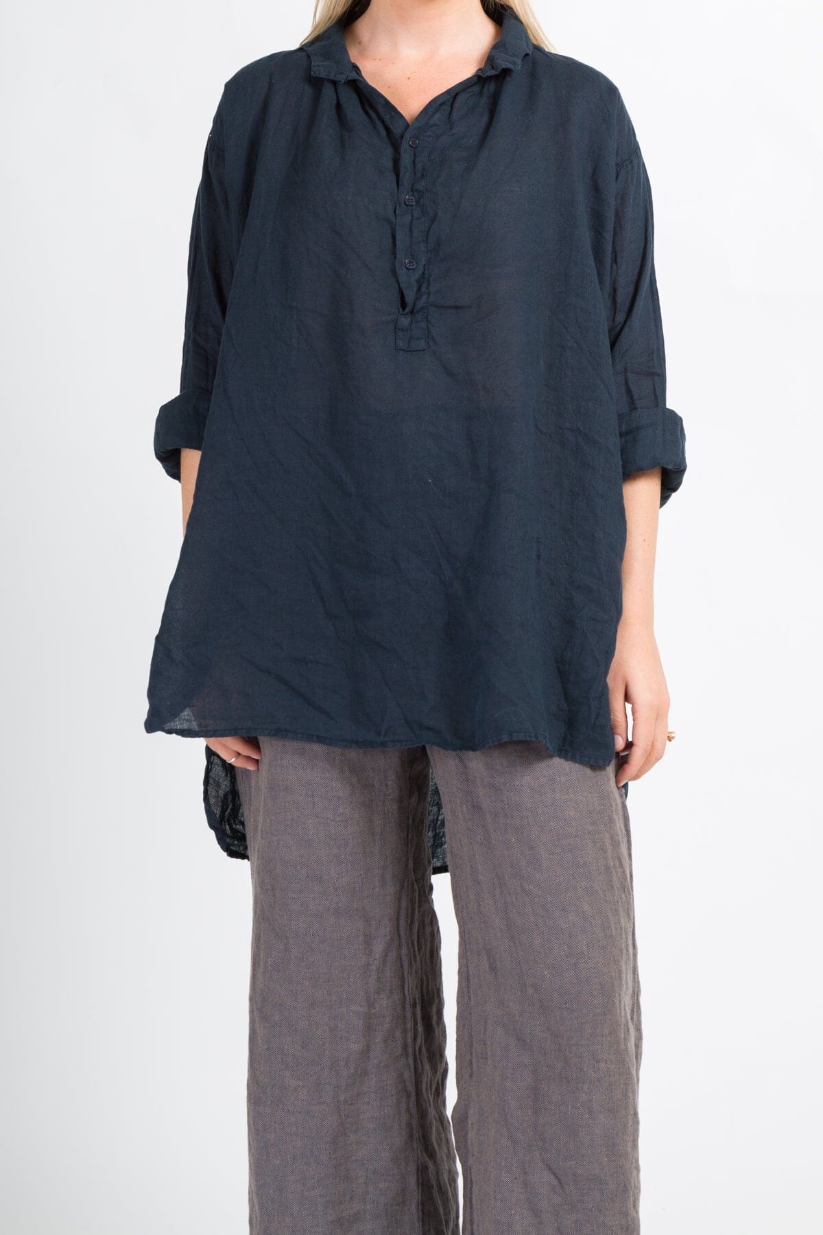 Petra - Linen S10 - White Linen Tops CP Shades ink