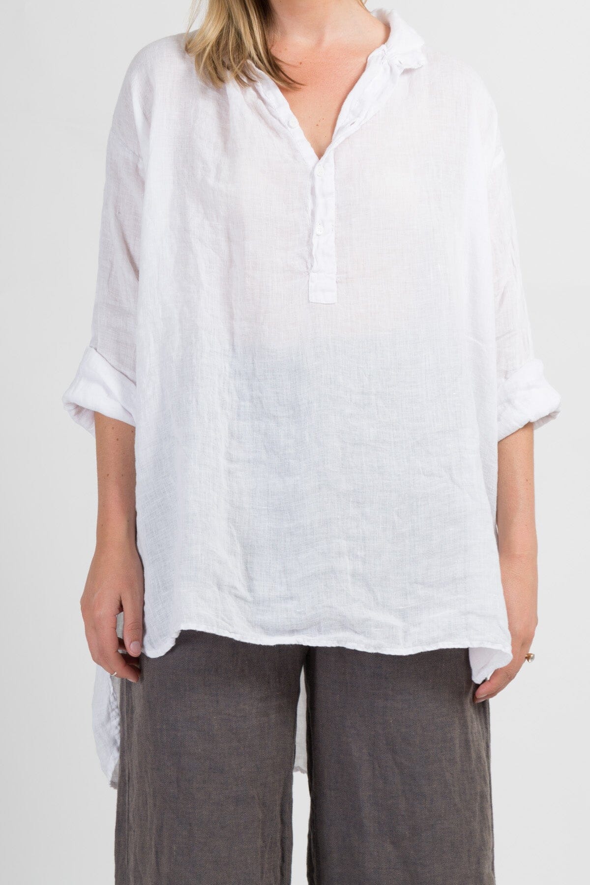 Petra - Linen S10 - White Linen Tops CP Shades 