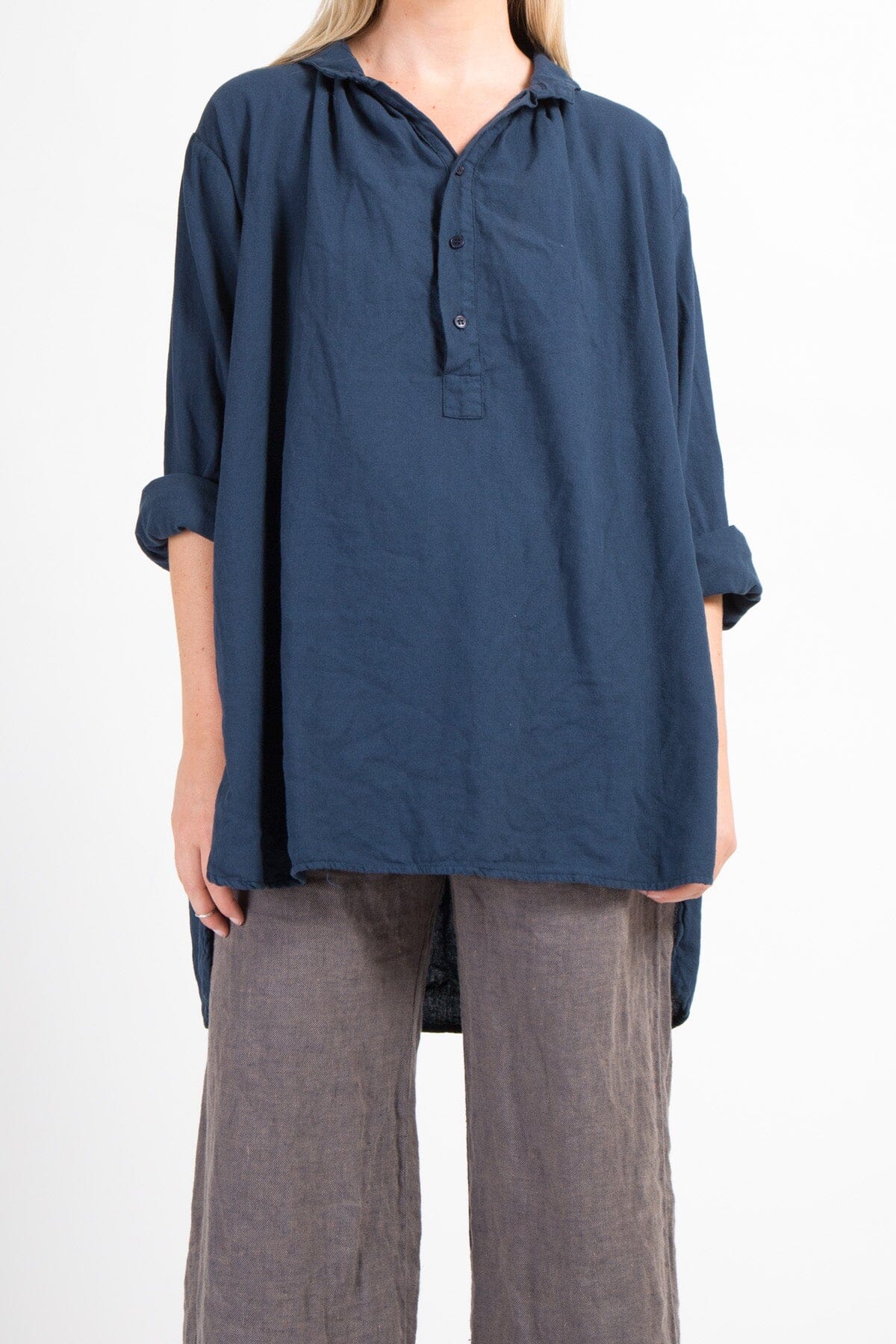 Petra - Textured Cotton A2 - Cottons CP Shades navy 4269