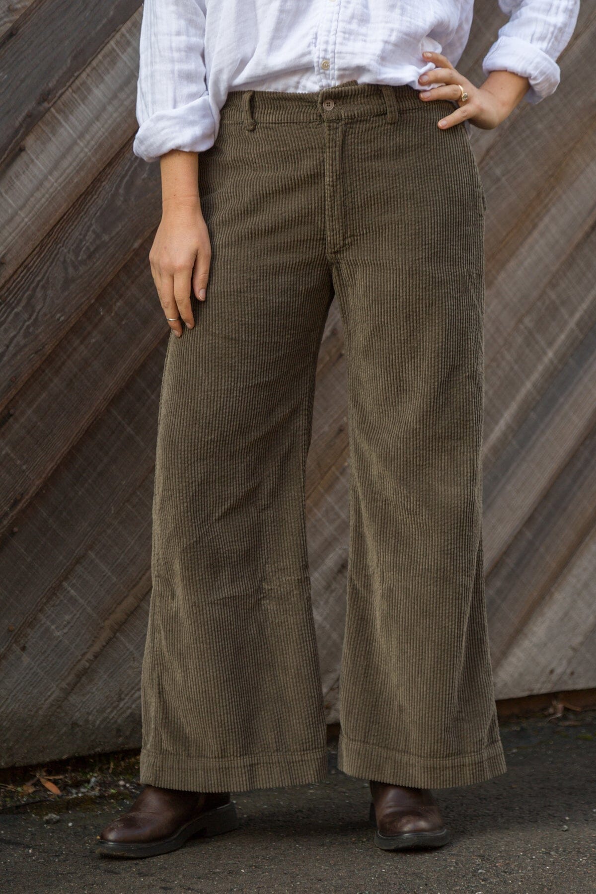 Polly - Wide Wale Corduroy A40 - Wide Wale Cord CP Shades oliveto 123