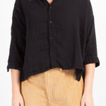 Ramona - Double Cotton Gauze A20 - 034 CP Shades black 034