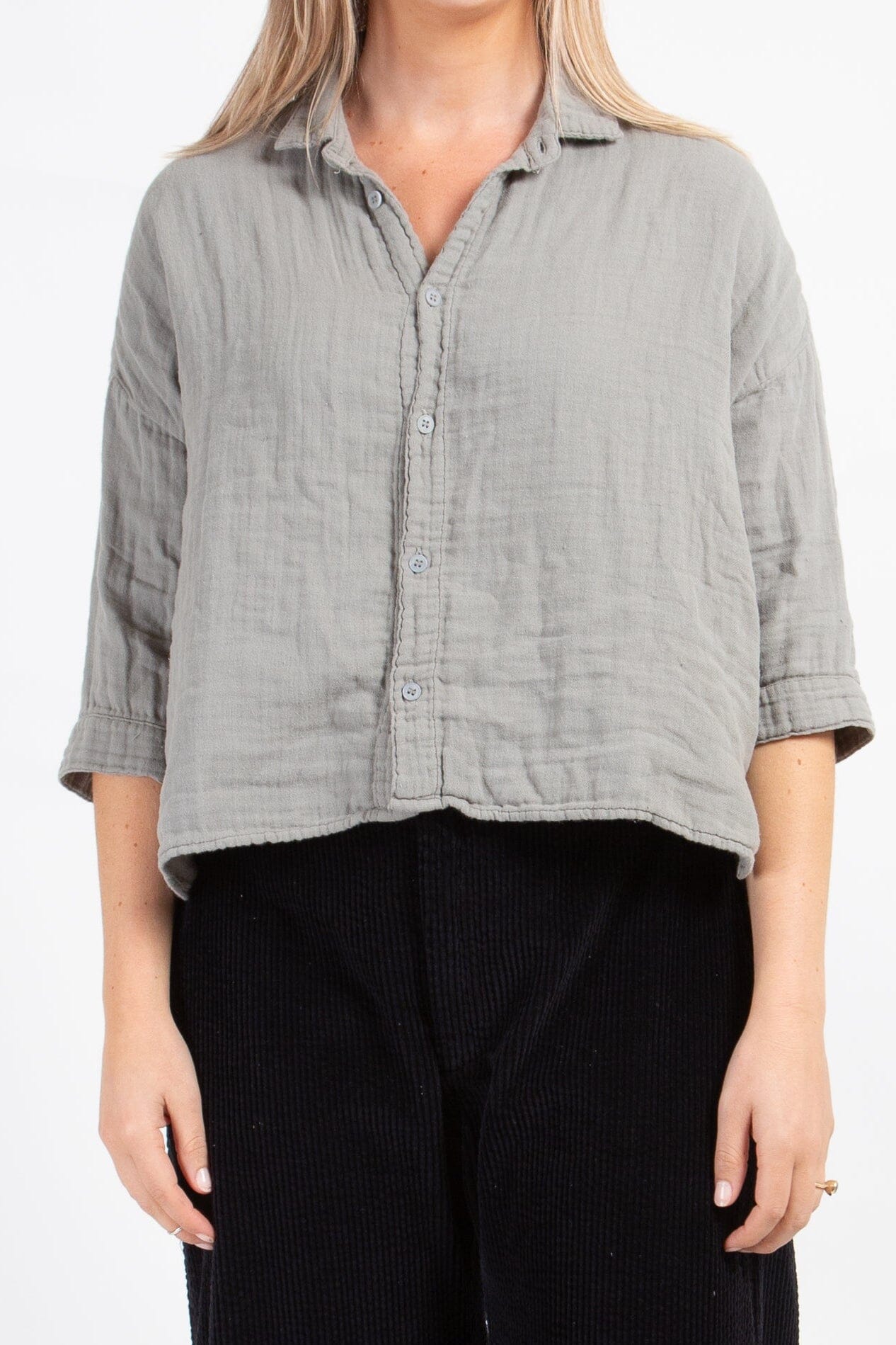 Ramona - Double Cotton Gauze A20 - 034 CP Shades pebble 034