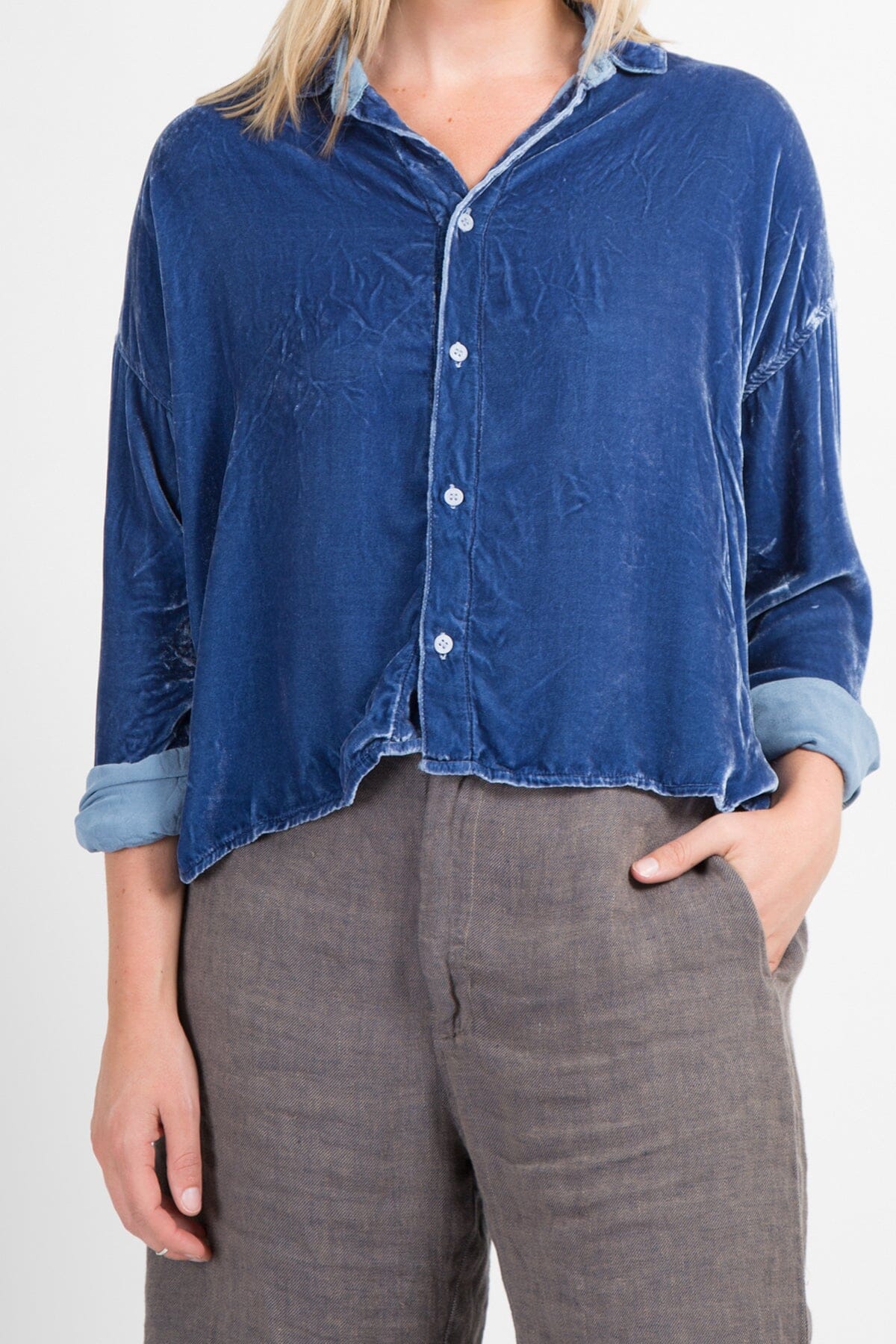 Ramona - Velvet A10 - Velvet CP Shades indigo 140
