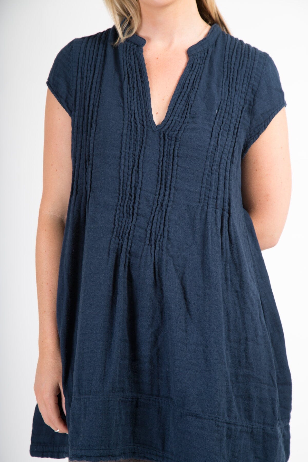 Regina Cap Sleeve - Double Cotton Gauze A2 - Cottons CP Shades 