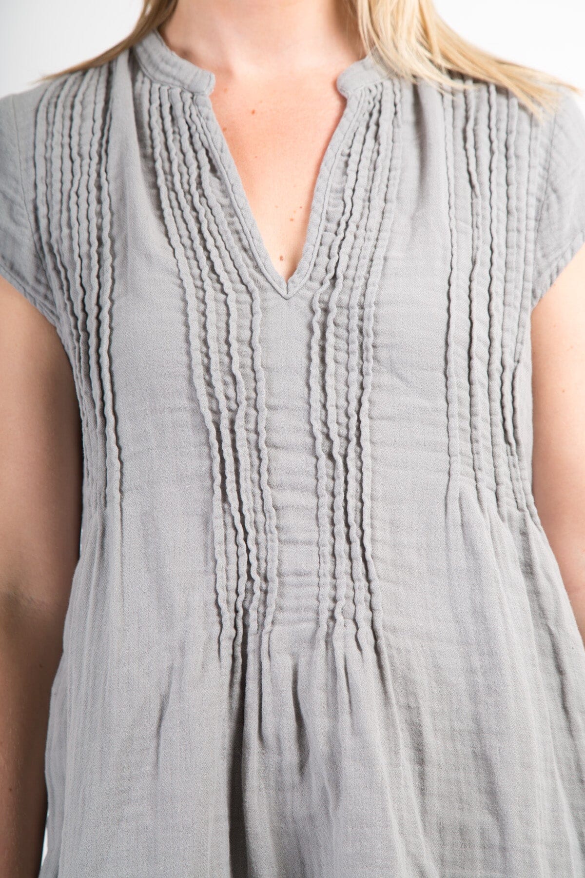 Regina Cap Sleeve - Double Cotton Gauze A2 - Cottons CP Shades 
