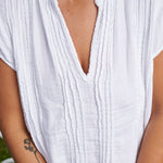 Regina Cap Sleeve - Double Cotton Gauze A2 - Cottons CP Shades 