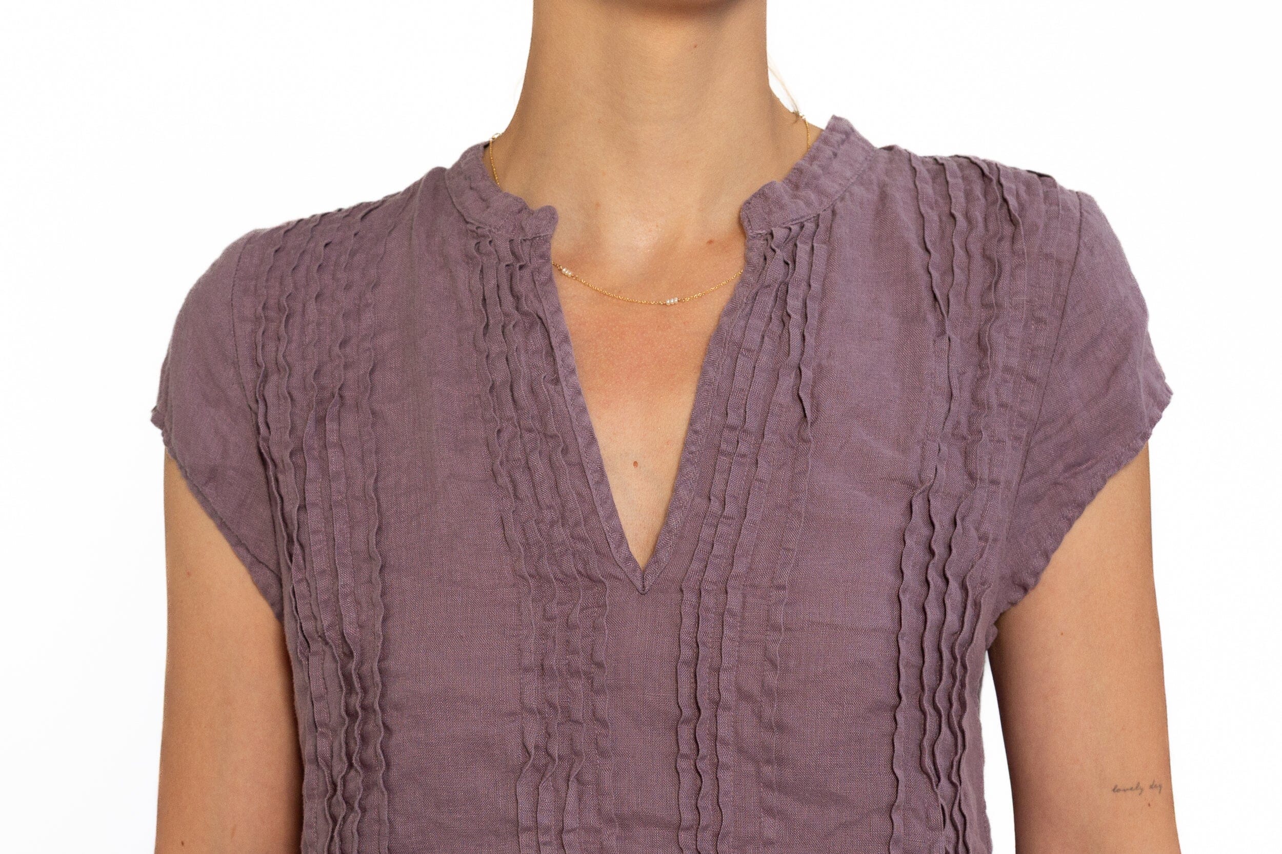 Regina Cap Sleeve S10 - Linen Tops CP Shades 