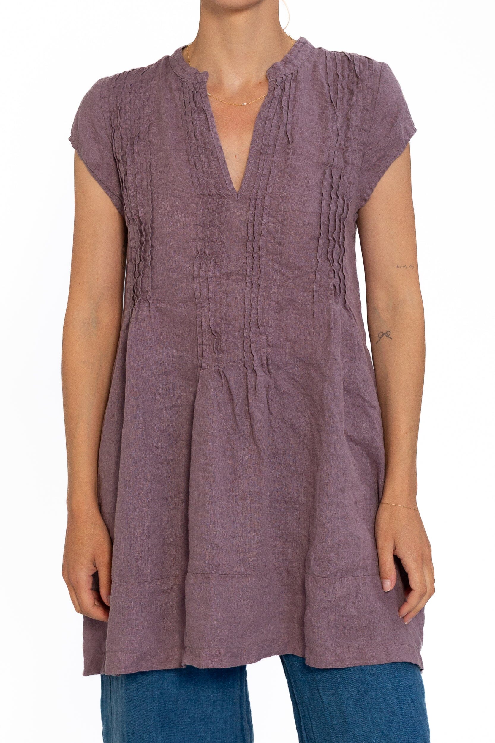 Regina Cap Sleeve S10 - Linen Tops CP Shades 
