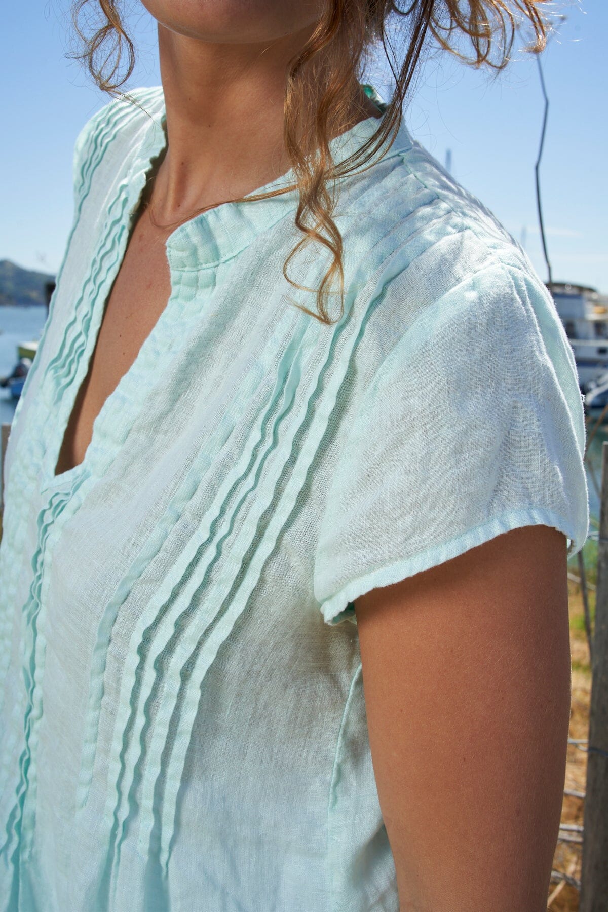 Regina Cap Sleeve S10 - Linen Tops CP Shades 