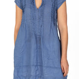Regina Cap Sleeve S10 - Linen Tops CP Shades boldest blue