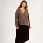 Rib Cardigan Sweater A70 - Fall Cashmere CP Shades 