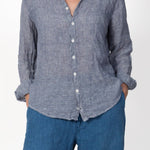 Romy - Chambray Linen S20 - Yarn Dyed Linen CP Shades 