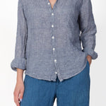 Romy - Chambray Linen S20 - Yarn Dyed Linen CP Shades 