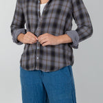 Romy - Double Cotton Gauze Plaid A10 - Plaids CP Shades gray 5100