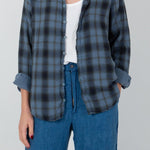 Romy - Double Cotton Gauze Plaid A10 - Plaids CP Shades chambray 5100