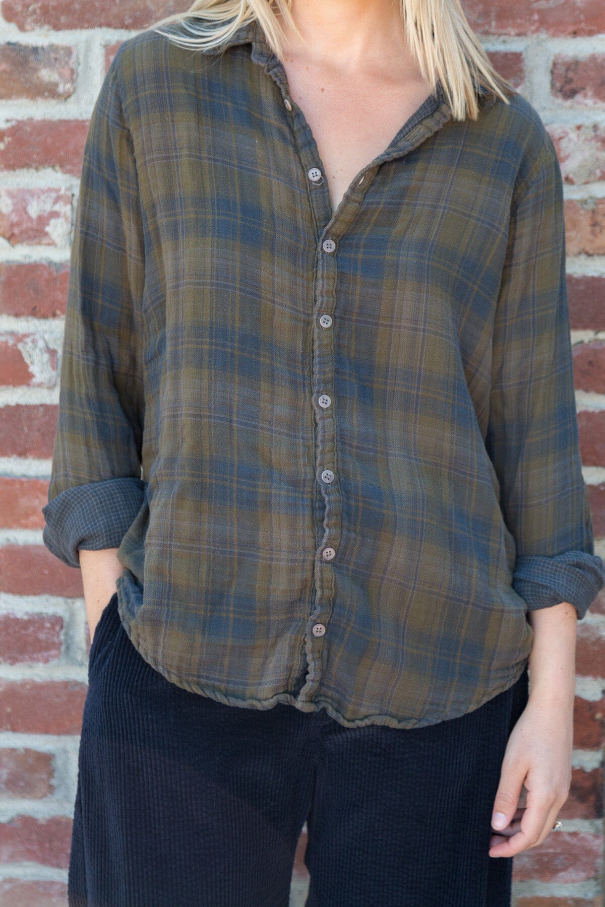 Romy - Double Cotton Gauze Plaid A2 - Cottons CP Shades 