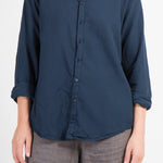 Romy - Textured Cotton A2 - Cottons CP Shades navy 4269