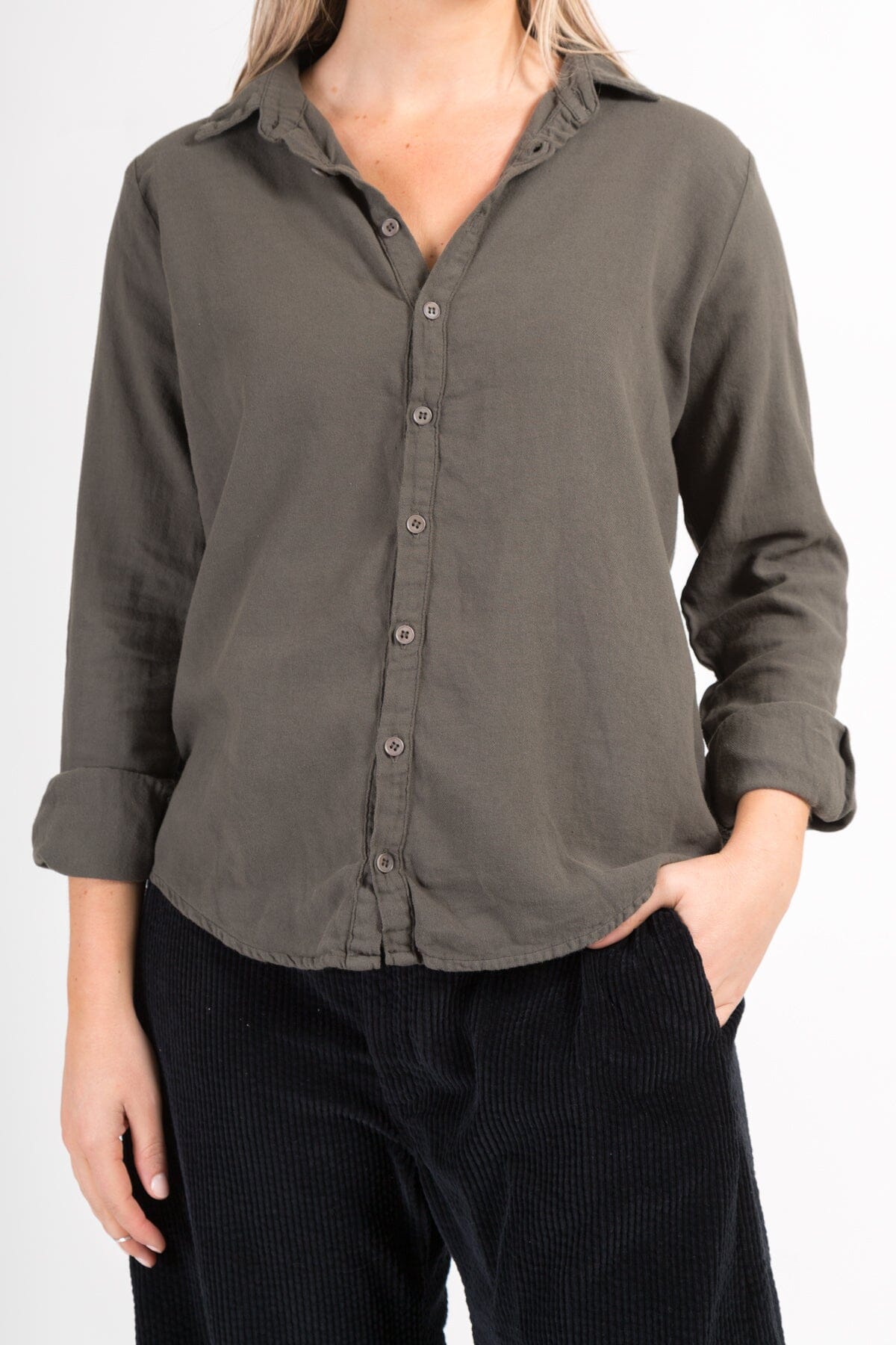 Romy - Textured Cotton A21 - 4269 CP Shades oliveto 4269