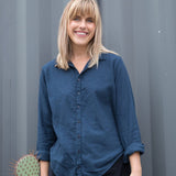 Romy - Textured Cotton A21 - 4269 CP Shades navy 4269