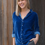 Romy - Velvet A10 - Velvet CP Shades indigo 140