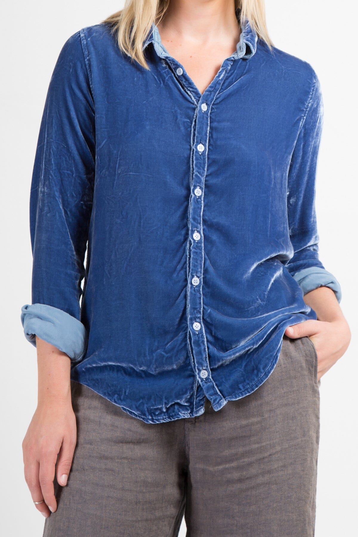 Romy - Velvet A10 - Velvet CP Shades indigo 140
