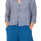 Rooney - Chambray Linen S20 - Yarn Dyed Linen CP Shades 