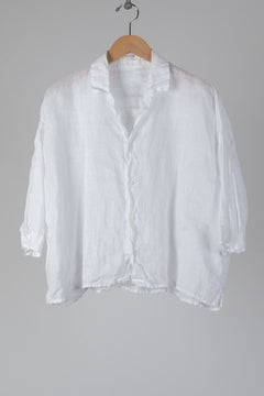 Rooney - Linen S10 - Linen Shirt/Top/Tunic CP Shades white
