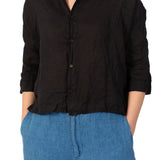 Rooney - Linen S10 - Linen Tops CP Shades black