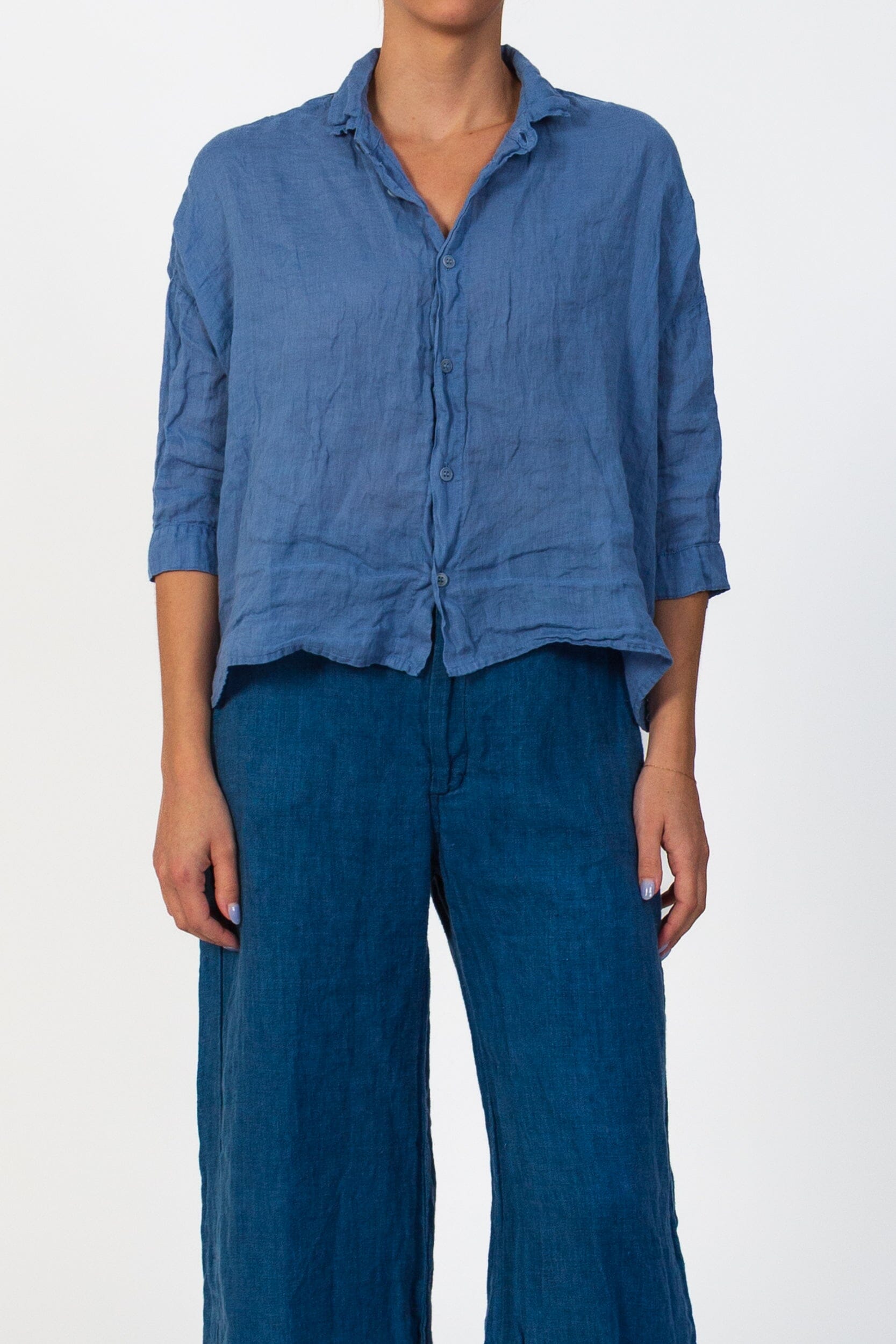 Rooney - Linen S10 - Linen Tops CP Shades boldest blue