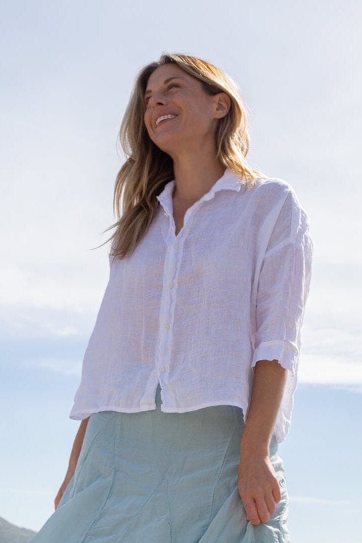 Rooney - Linen S10 - White Linen Tops CP Shades 