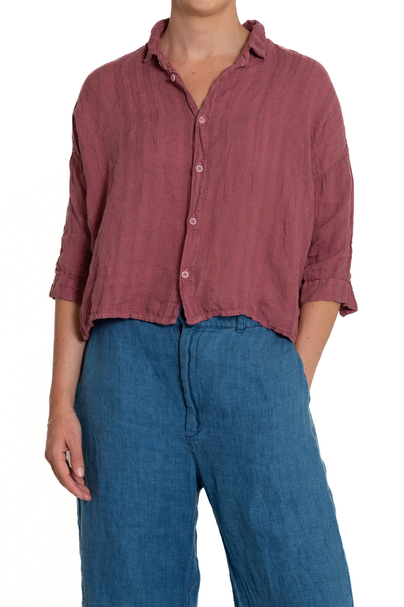 Rooney - Yarn Dyed Linen S91 - Yarn Dyed Linen Sale CP Shades raisin 5251