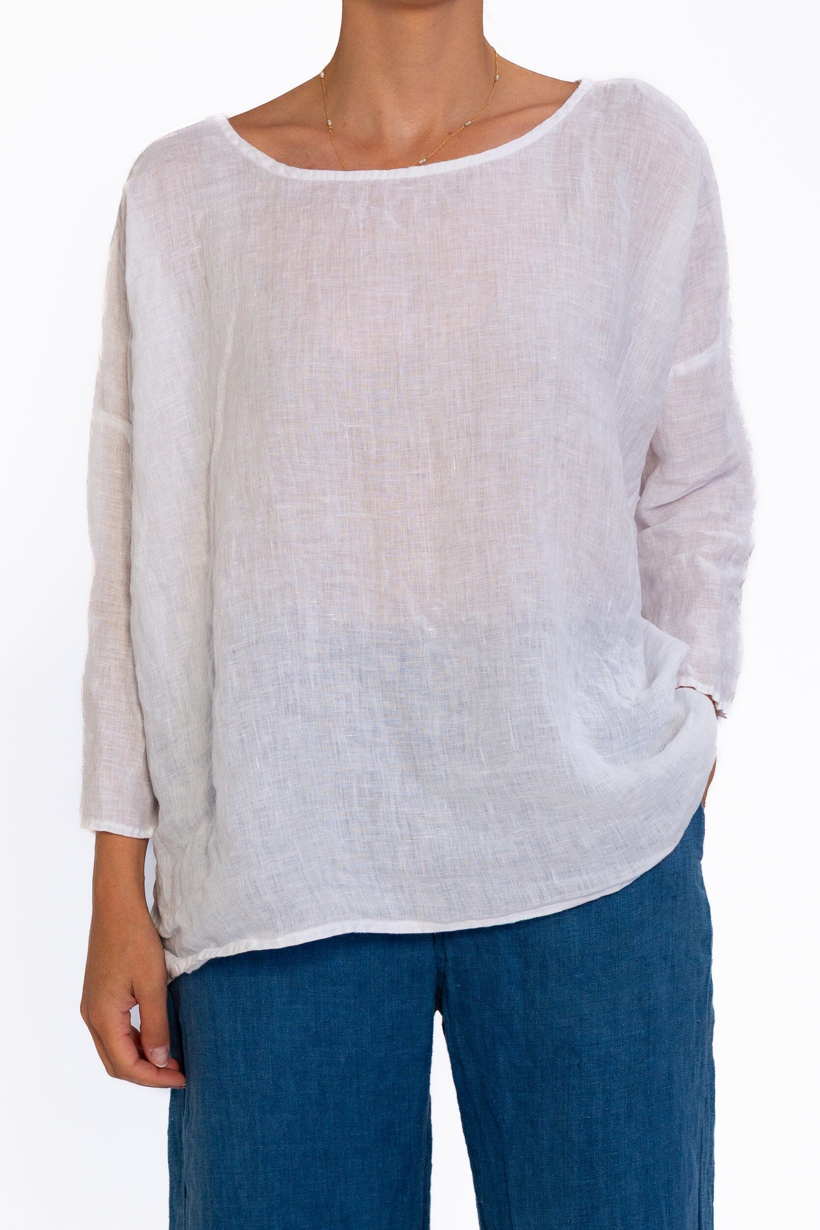 Sibella - Linen S10 - White Linen Tops CP Shades 
