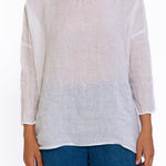 Sibella - Linen S10 - White Linen Tops CP Shades 