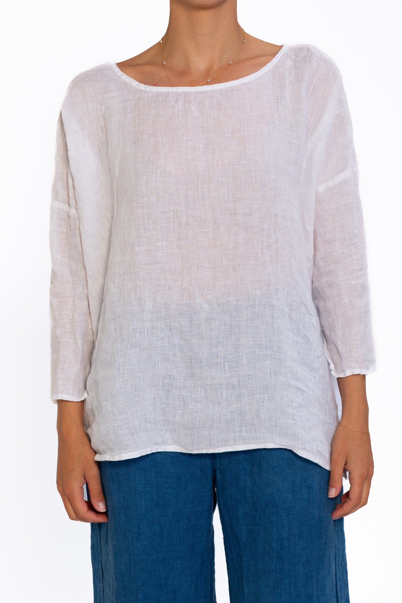 Sibella - Linen S10 - White Linen Tops CP Shades 