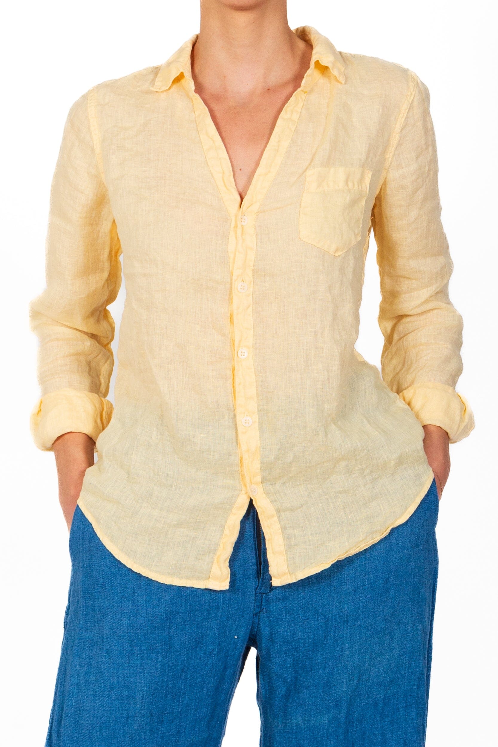 Sloane - Linen S10 - Linen Tops CP Shades melon