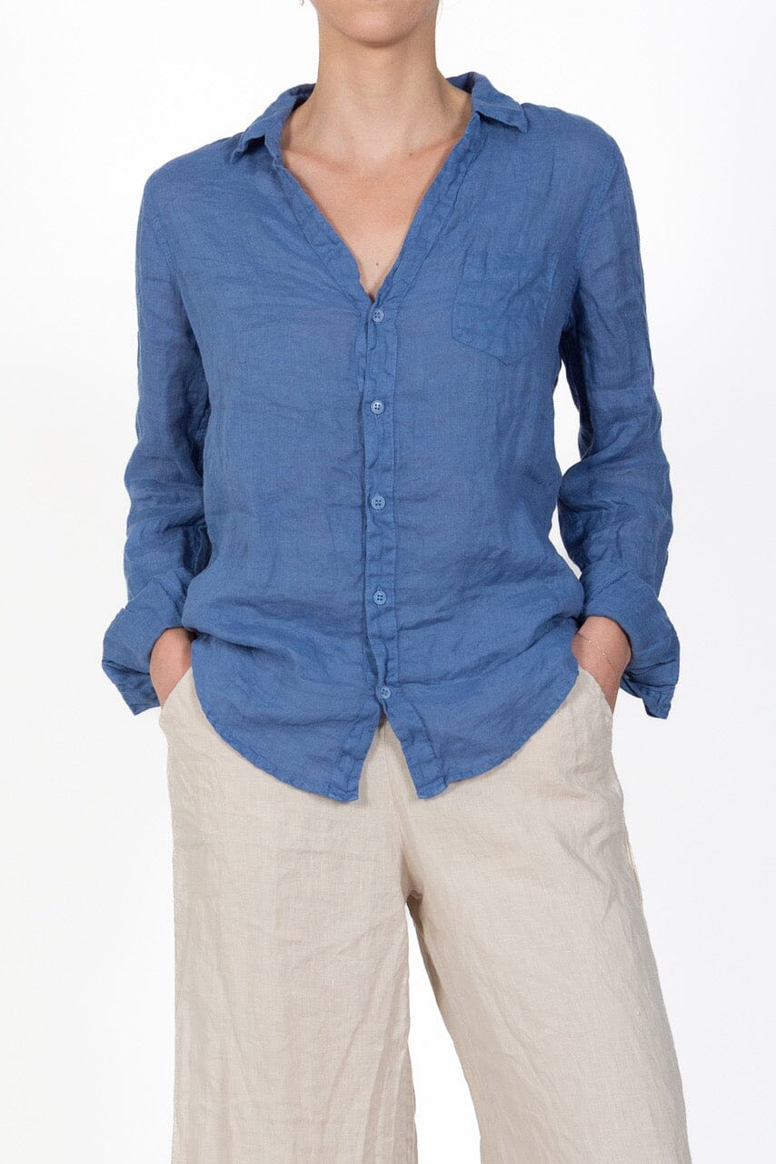 Sloane - Linen S10 - Linen Tops CP Shades boldest blue